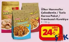 ÜLKER HANIMELLER KURABİYE ÇEŞİTLERİ 150 G fiyat ve kampanya bilgisi